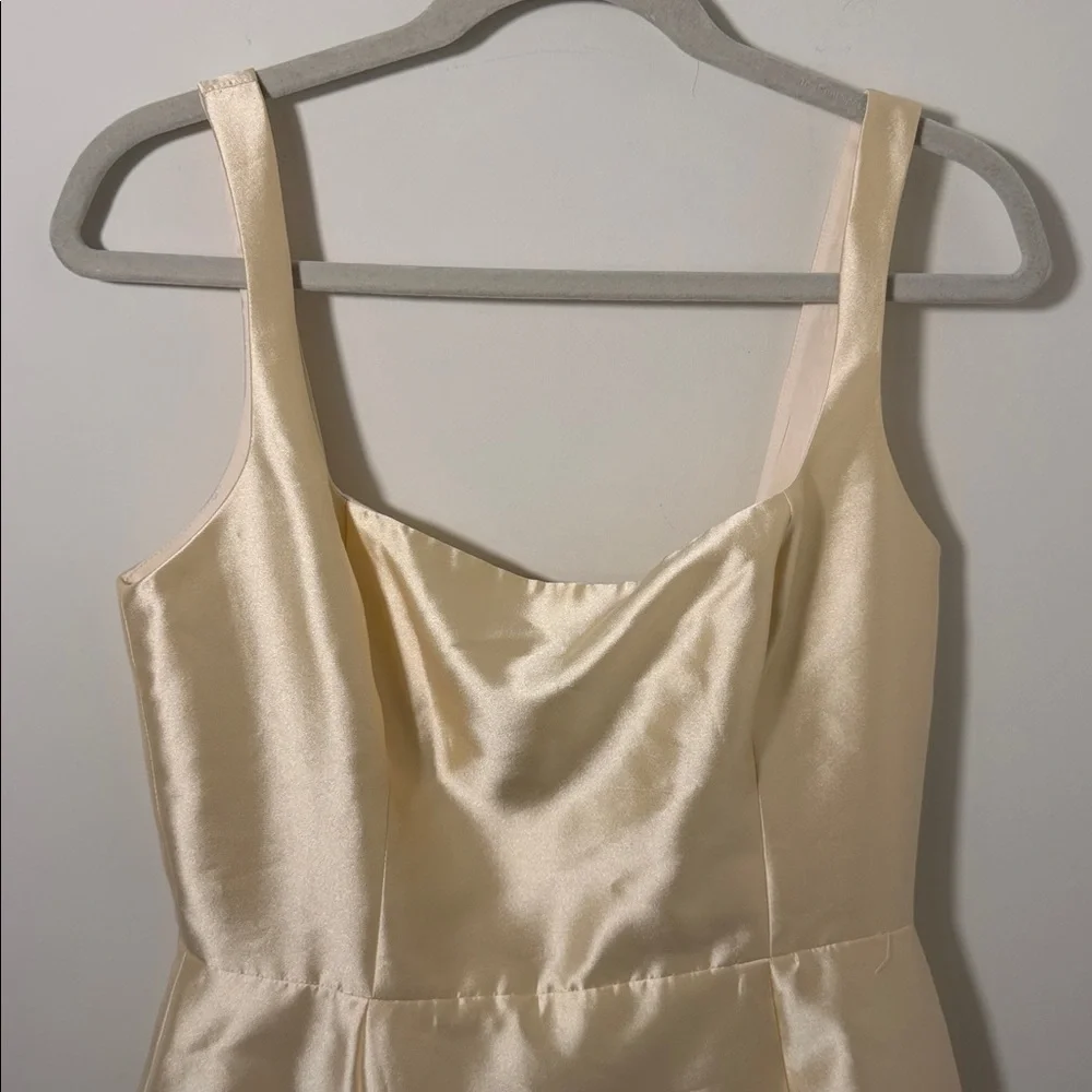 Reformation Cream Square-Neck Mini Dress - Picture 7 of 14